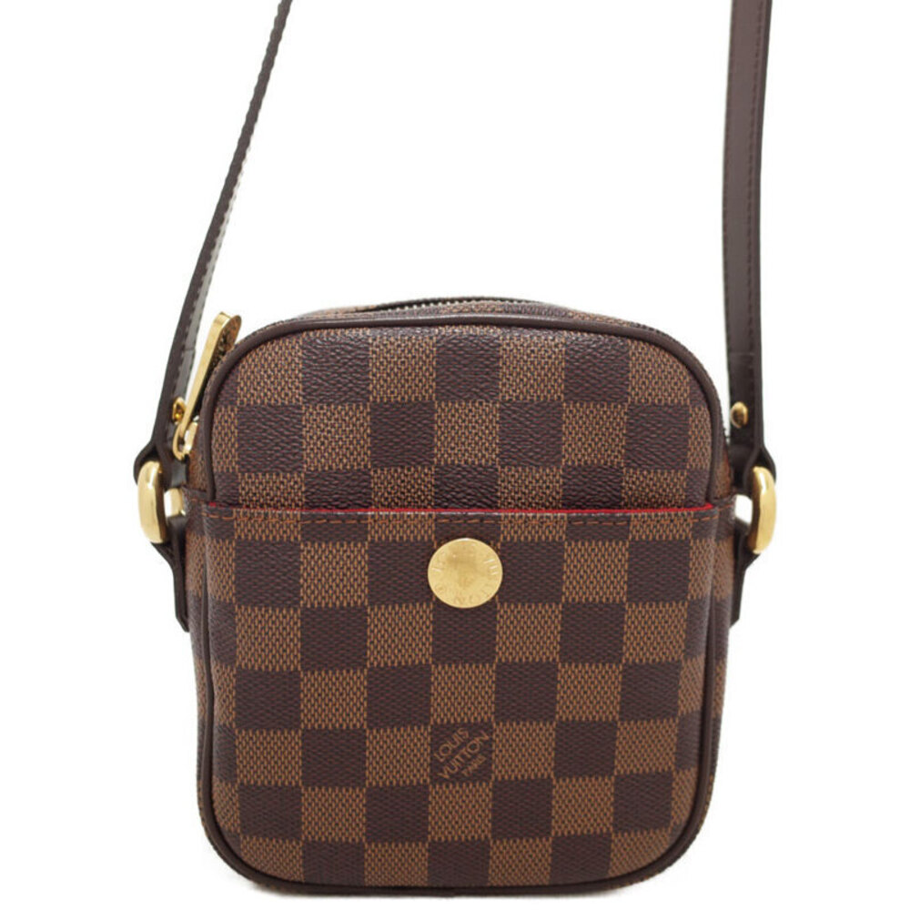 Louis Vuitton Damier Ebene Brown Rift Shoulder Bag